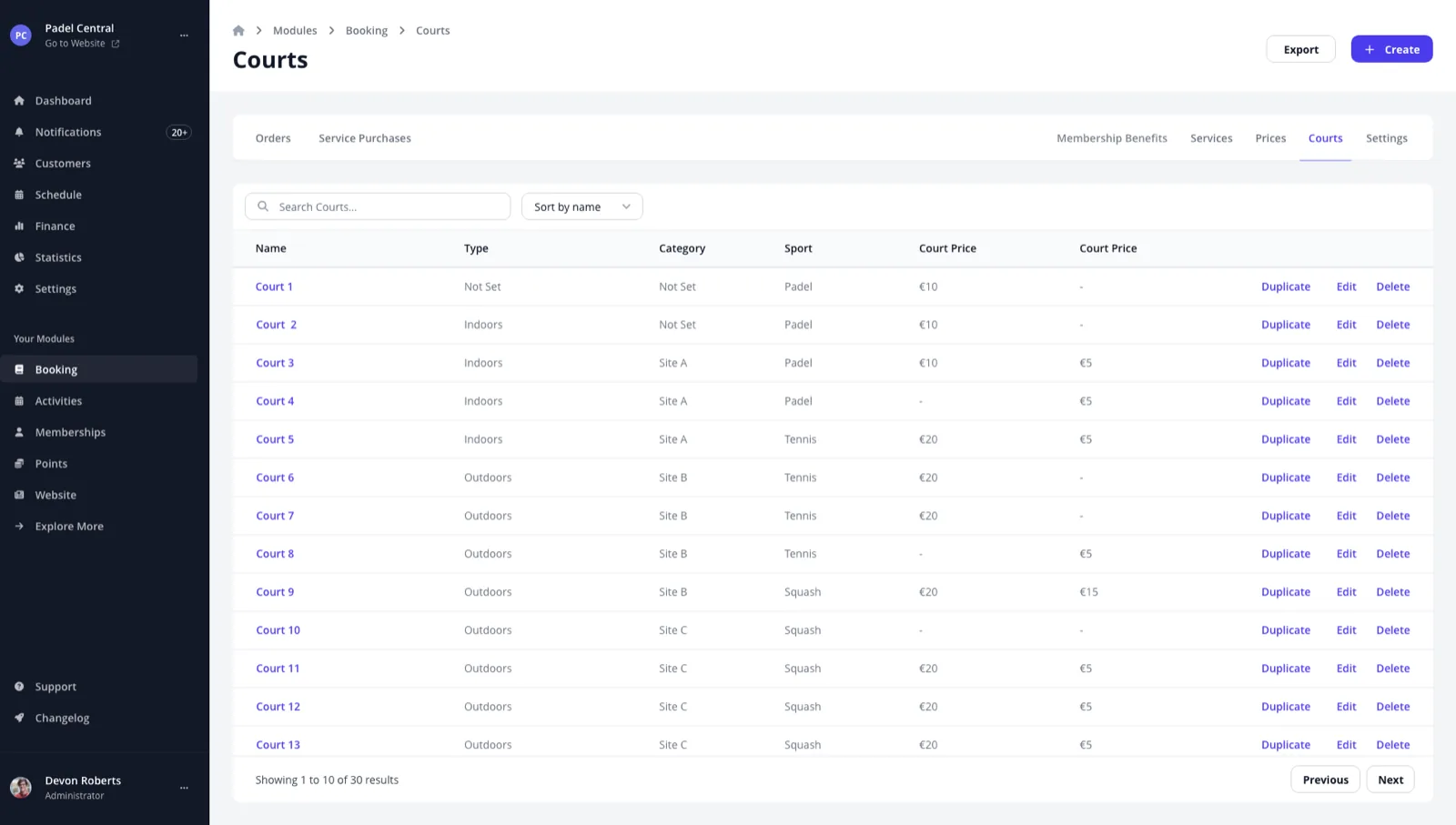 Booking System
