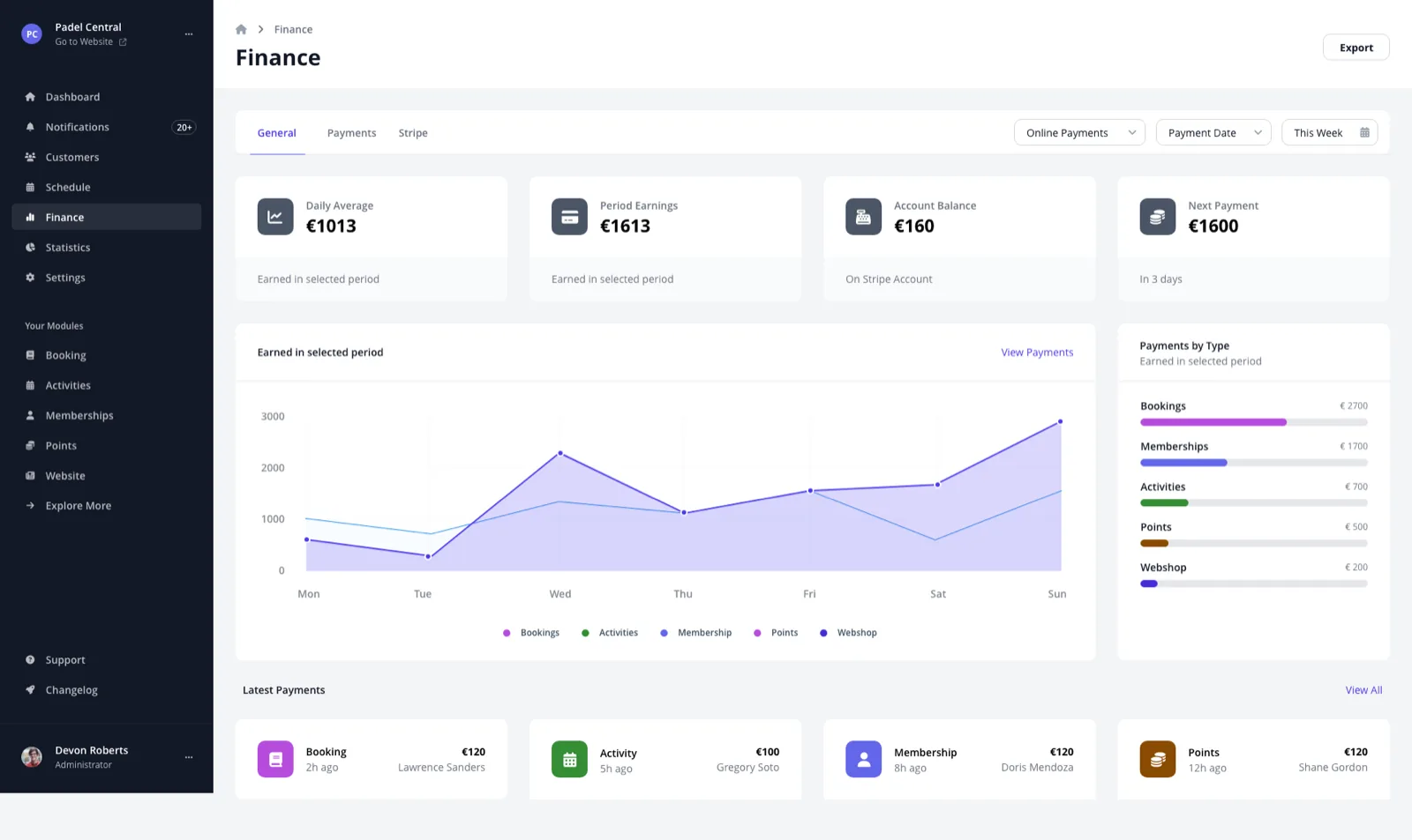 Finance & Payments